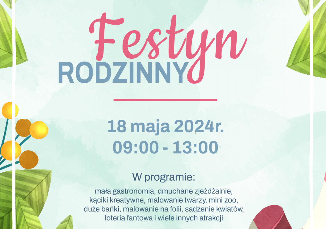 Plakat Festyn Rodzinny