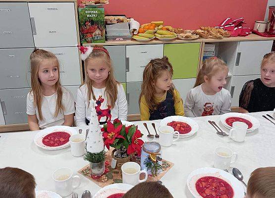 Wigilia w grupach przedszkolnych.