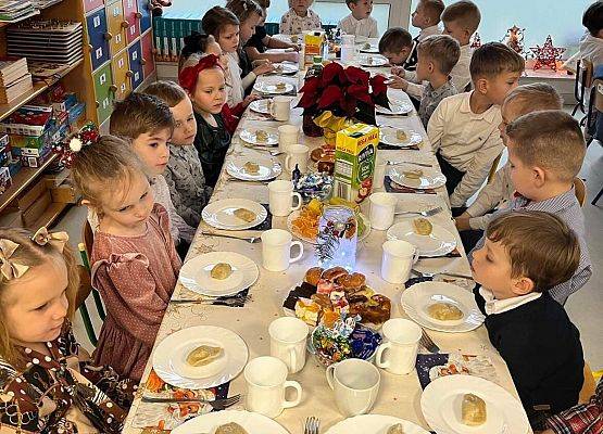 Wigilia w grupach przedszkolnych.