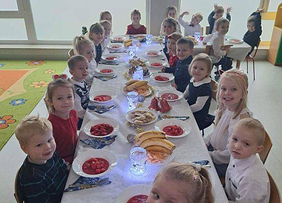 Wigilia w grupach przedszkolnych.