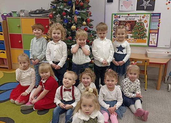 Wigilia w grupach przedszkolnych.