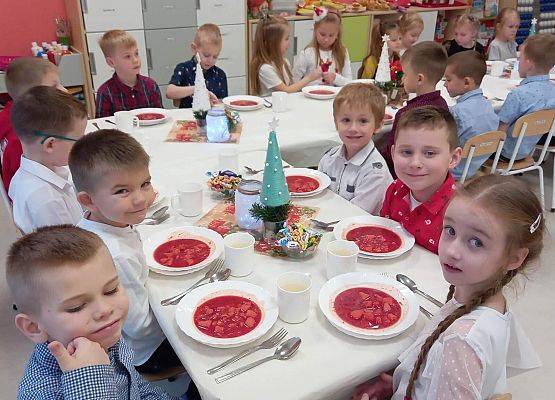 Wigilia w grupach przedszkolnych.