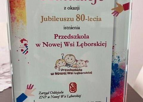 Grafika 35: Jubileusz 80-lecia Przedszkola w Nowej Wsi Lęborskiej